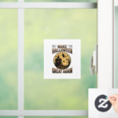 Oude Halloween Geweldig Weer Spokenhuis Ontwerp Raamsticker (Huis)