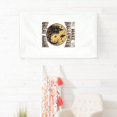 Oude Halloween Geweldig Weer Spokenhuis Ontwerp Spandoek (Insitu)