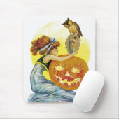 Oude Halloween glamour Muismat (Met muis)