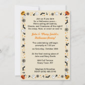 Oude Halloween-grapjes Halloween Kaart (Achterkant)