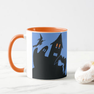 Oude Halloween, Griezeld Huis en Heks Mok