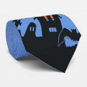 Oude Halloween, Griezeld Huis en Heks Stropdas (Opgerold)