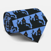 Oude Halloween, Griezeld Huis en Heks Stropdas (Opgerold)