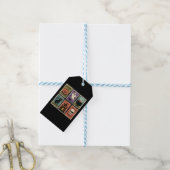 Oude Halloween Griezels Briefkaarten Vel Cadeaulabel (Met Touw)