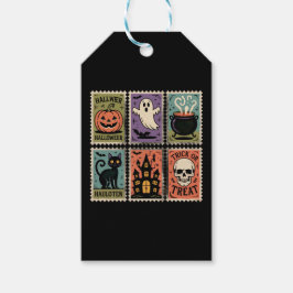 Oude Halloween Griezels Briefkaarten Vel Cadeaulabel