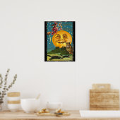 Oude Halloween-groeten Poster (Keuken)