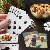 Oude Halloween-groeten uit het begin van de 1900 Pokerkaarten (Insitu)