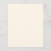 Oude Halloween Heksenfeest, Halloween Feest Flyer (Achterkant)