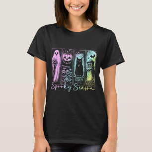 Oude Halloween Horror Griezelige Seizoen T-shirt