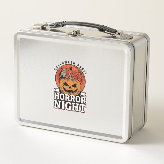 Oude Halloween Horror Night Pompoen Shirt Ontwerp (Voorkant)