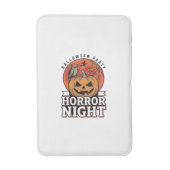 Oude Halloween Horror Night Pompoen Shirt Ontwerp Badmat (Voorkant Verticaal)