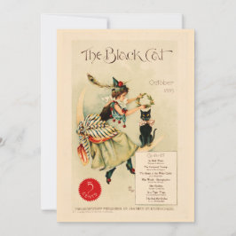 Oude Halloween-illustratie grappig Feestdagenkaart