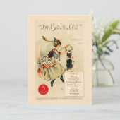 Oude Halloween-illustratie grappig Feestdagenkaart (Staand voorkant)