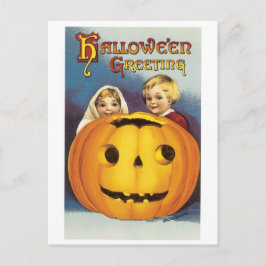 Oude halloween, Jack-o'-lantaarn Briefkaart