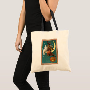 Oude Halloween Jack O'Lantern Tote Bag
