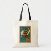 Oude Halloween Jack O'Lantern Tote Bag (Voorkant)