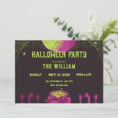 Oude halloween kaart (Staand voorkant)
