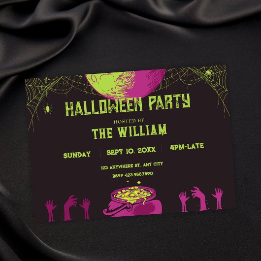 Oude halloween kaart