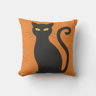 Oude Halloween Kat Kussen