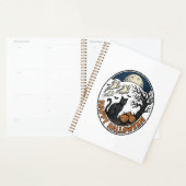 Oude Halloween Kat Maanlicht Spook Badge_1 Planner (Display)