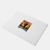 Oude Halloween Kerkhof Zombie Hand T-shirt Ontwerp Deurmat (Schuin)