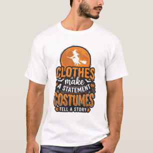 Oude Halloween-kleding Statement T-shirt ontwerp_1