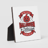 Oude Halloween Kostuum Ideeën Vector Design_1 Fotoplaat (Voorkant)