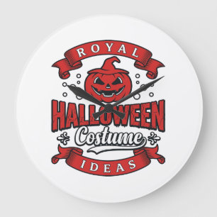 Oude Halloween Kostuum Ideeën Vector Design_1 Grote Klok