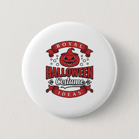 Oude Halloween Kostuum Ideeën Vector Design_1 Ronde Button 5,7 Cm (Voorkant)