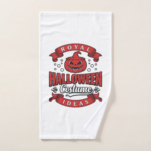 Oude Halloween Kostuum Ideeën Vector Ontwerp_1 Handdoek (Handdoek)