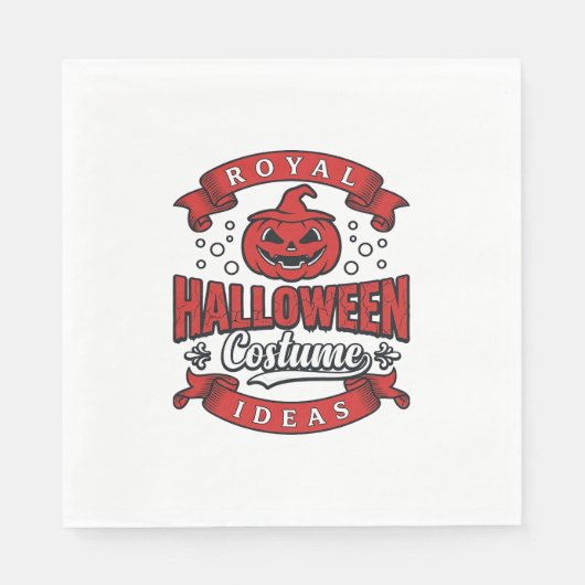 Oude Halloween Kostuum Ideeën Vector Ontwerp_1 Servet (Voorkant)