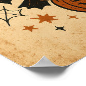 Oude Halloween Middernacht Misdaad Poster (Hoek)