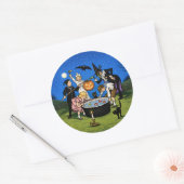 Oude Halloween Nacht Feest Sticker (Envelop)