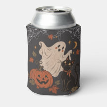 Oude Halloween Nacht met Pompoen en Geest