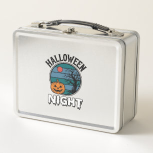 Oude Halloween Nacht Pompoen Boom Shirt Ontwerp_