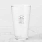Oude Halloween oktober citaat Pompoen Kat ontwerp Glas (Achterkant)