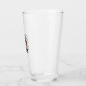 Oude Halloween oktober citaat Pompoen Kat ontwerp Glas (Links)