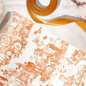 Oude Halloween oranje kerst inpakpapier 