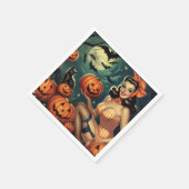 Oude Halloween Pin-Up Servet (Hoek)