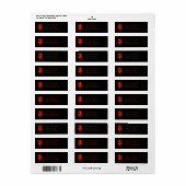 Oude Halloween Pompoen Fee Illustratie Etiket (Full Sheet)