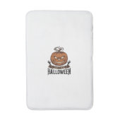 Oude Halloween Pompoen Gotisch Shirt Ontwerp_1 Badmat (Voorkant Verticaal)
