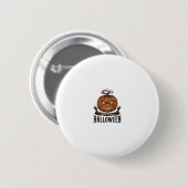 Oude Halloween Pompoen Gotisch Shirt Ontwerp_1 Ronde Button 5,7 Cm (Voorkant /achterkant)