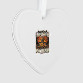 Oude Halloween Pompoen Heks Hoed Shirt Ontwerp_1 Ornament (voorkant)
