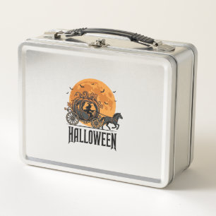 Oude Halloween Pompoen Koets Heks Ontwerp_1