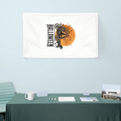 Oude Halloween Pompoen Koets Heks Ontwerp_1 Spandoek (Beurs)