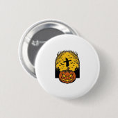 Oude Halloween Pompoen Maan Vogelverschrikker Kuns Ronde Button 5,7 Cm (Voorkant /achterkant)