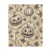 Oude Halloween Pompoen Wingerd Rank Patroon