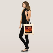 Oude Halloween Pompoenen Tote Bag (Voorkant (model))