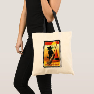 Oude Halloween Pompoenen Tote Bag