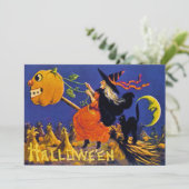 Oude Halloween-rommel Kaart (Staand voorkant)